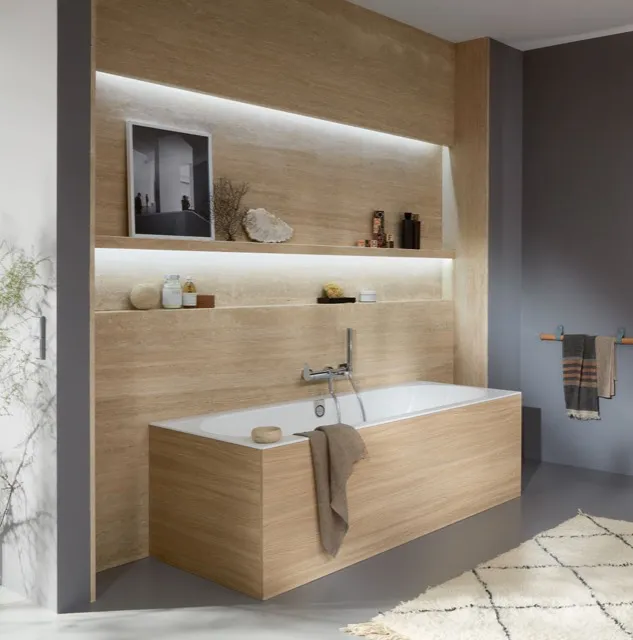 Villeroy & Boch Badewanne „Oberon 2.0“ Duo rechteck 180 × 80 cm, Mittelablauf in Weiß Alpin Villeroy & Boch Badewanne „Oberon 2.0“ Duo rechteck 180 × 80 cm, Mittelablauf in Weiß Alpin