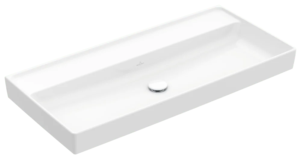 Villeroy & Boch Schrankwaschtisch Collaro 4A33A3, 1000x470x160 mm, weiß Alpin CeramicPlus, glänzend, TitanCeram, Wandmontage Villeroy & Boch Schrankwaschtisch Collaro 4A33A3, 1000x470x160 mm, weiß Alpin CeramicPlus, glänzend, TitanCeram, Wandmontage