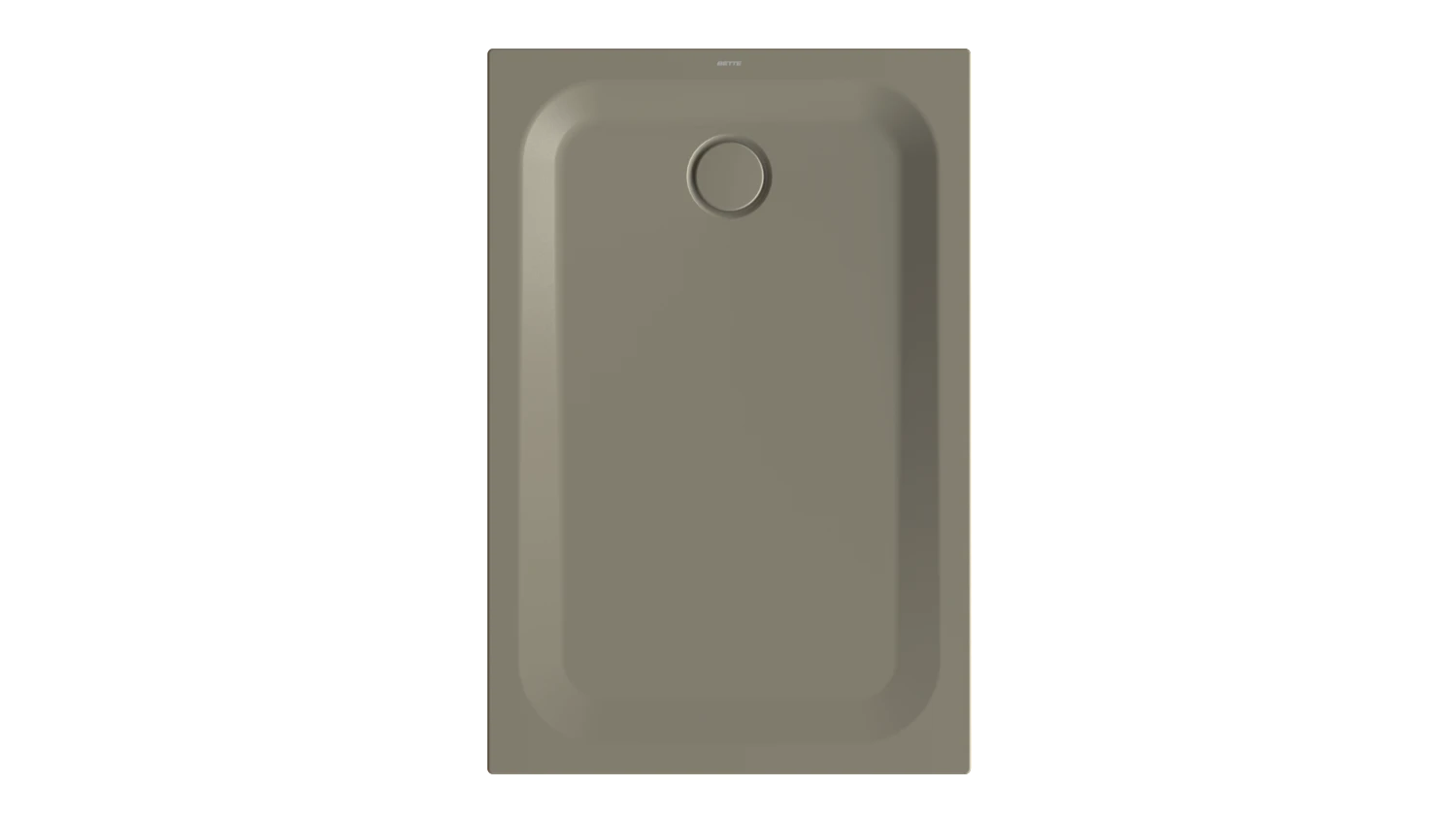 Bette rechteck Duschwanne „BetteUltra“ 1200 × 800 mm ohne Oberflächenbeschichtung, mit BetteGlasur Plus, ohne Wannenträger, in Graphite