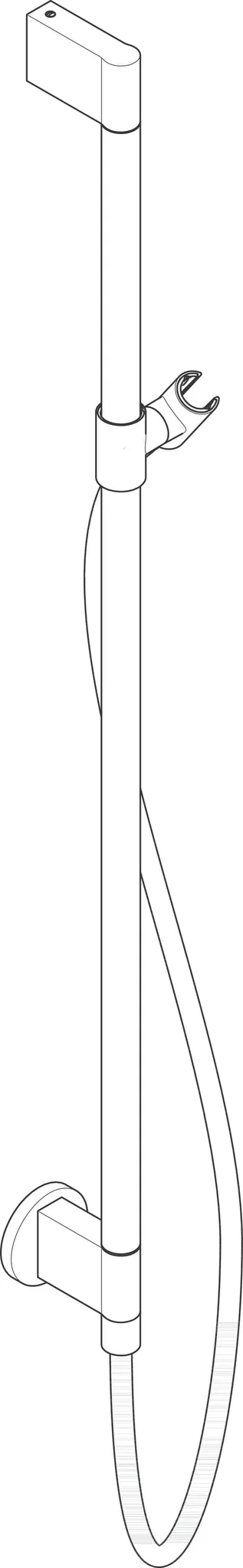 Hansgrohe AXOR One Brausestange 0,90 m Chrom Hansgrohe AXOR One Brausestange 0,90 m Chrom