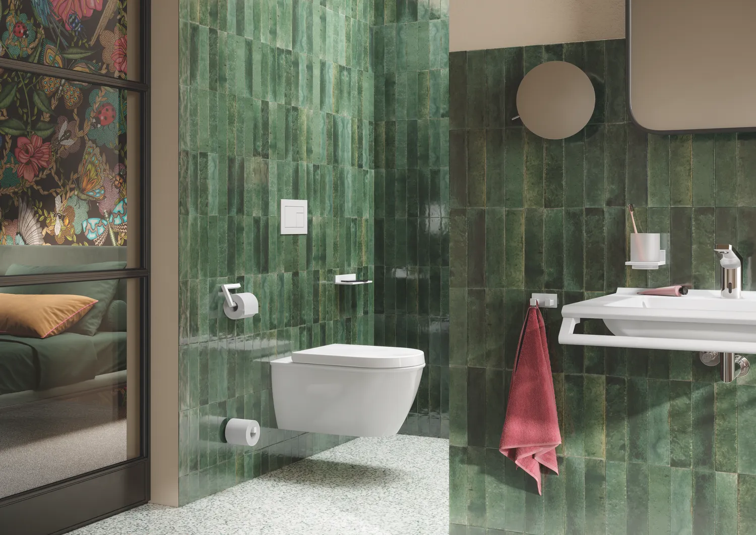 WC-Papierhalter Sys 900 Q, klappbar, plvb weiß tiefmatt WC-Papierhalter Sys 900 Q, klappbar, plvb weiß tiefmatt