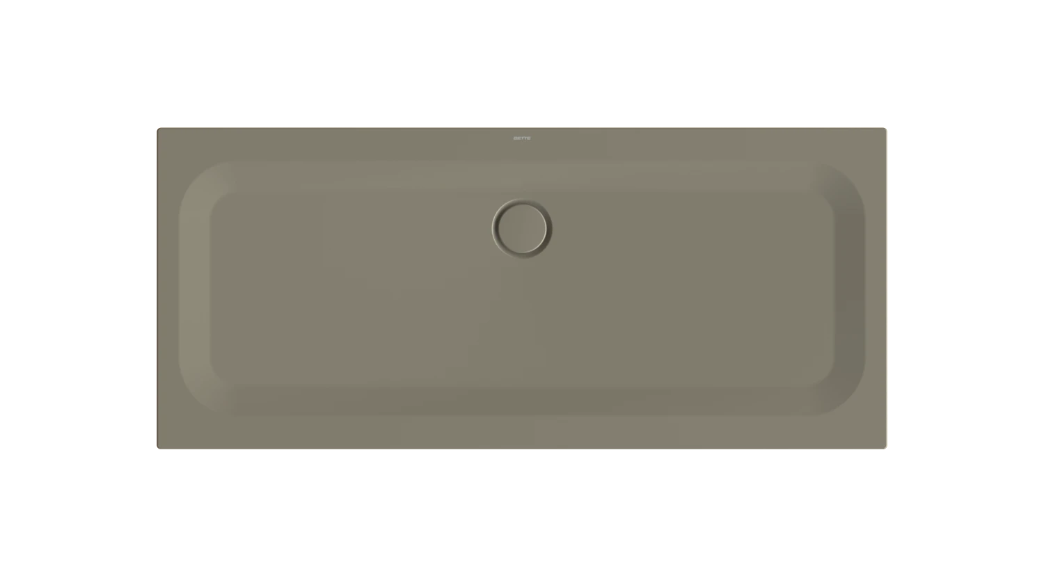 Bette rechteck Duschwanne „BetteUltra“ 1700 × 750 mm ohne Oberflächenbeschichtung, mit BetteGlasur Plus, ohne Wannenträger, in Graphite