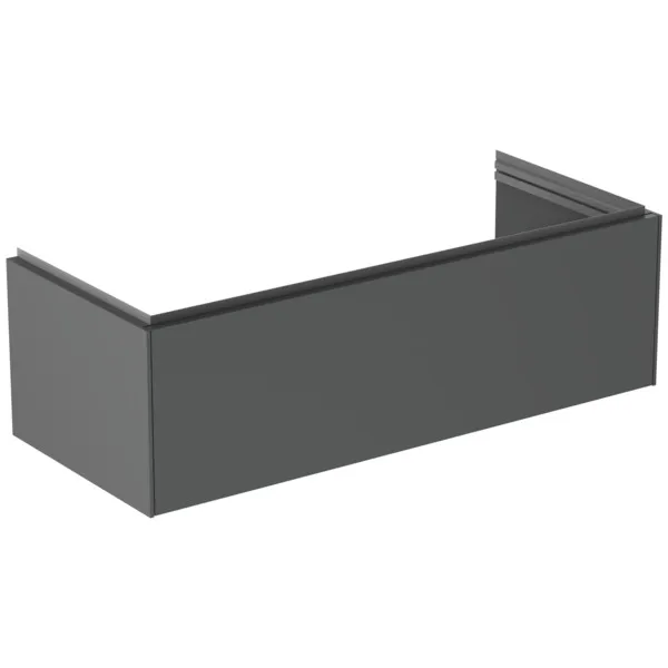Ideal Standard Möbelwaschtischunterschrank Conca 1 Auszug 1200x505x370mm Anthrazit Ideal Standard Möbelwaschtischunterschrank Conca 1 Auszug 1200x505x370mm Anthrazit