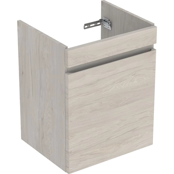 Renova Plan Unterschrank für Waschtisch, mit einer Schublade und einer Innenschublade: 48.4x60.6x40.7cm, Breite Waschtisch=55cm, Nussbaum hickory hell