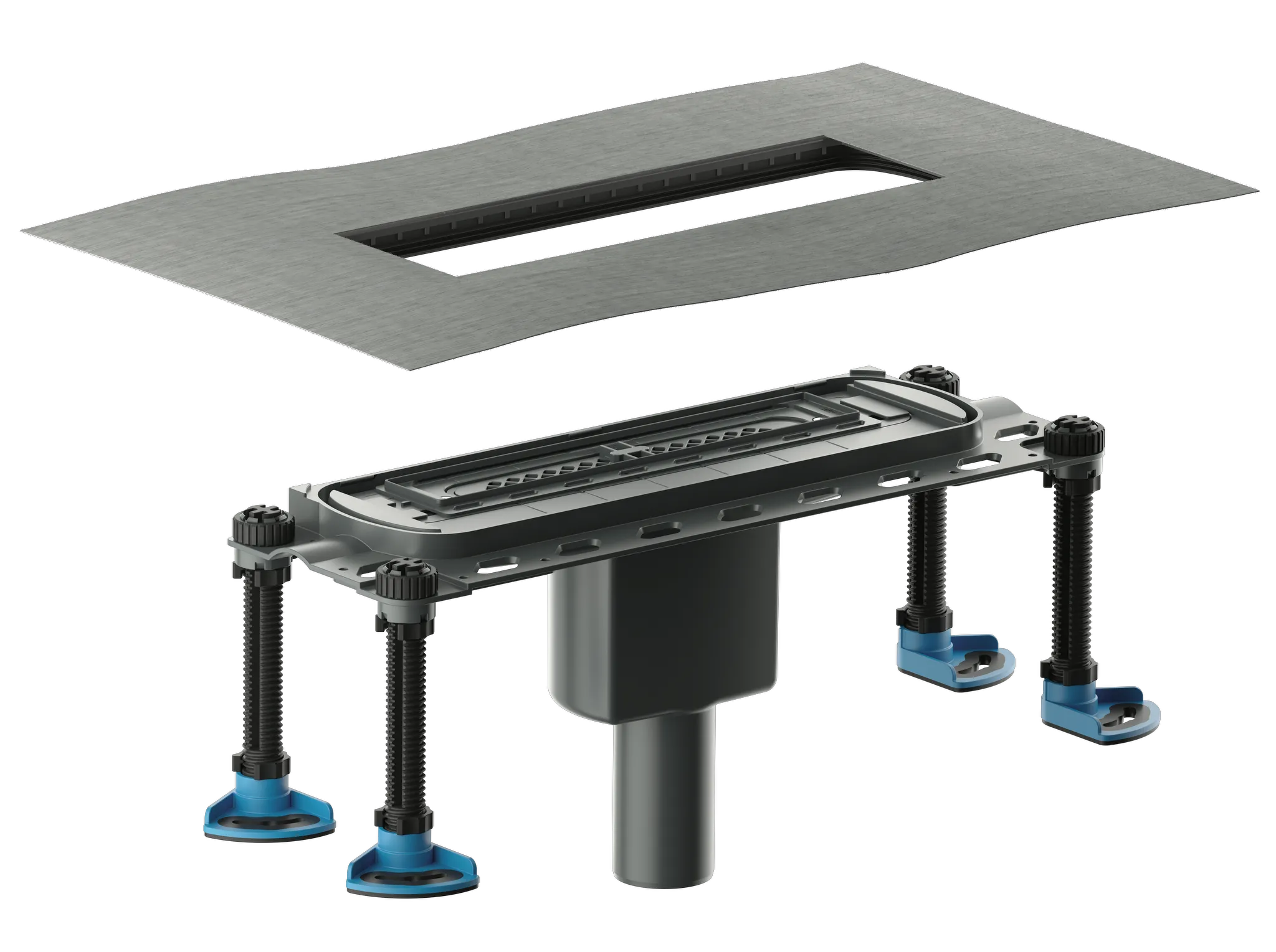 Ablaufgehäuse DallFlex 2.0 senkrecht, DN 50