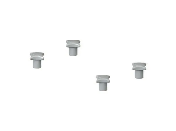 Muttern mit Kreuzgriff zu Stausafe (4 Stück), M 8 Muttern mit Kreuzgriff zu Stausafe (4 Stück), M 8