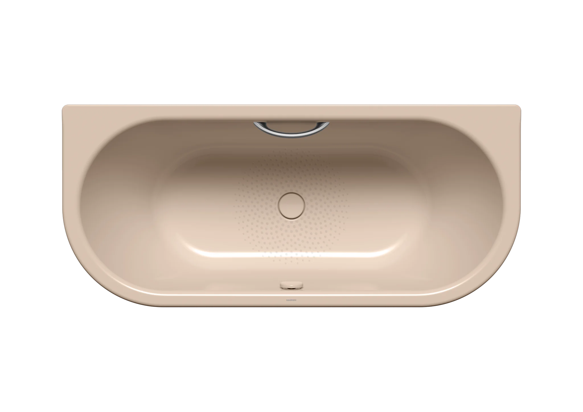 Kaldewei CENTRO DUO 2 Badewanne, oval, 1700x750 mm, 460 mm tief, bahamabeige, Perl-Effekt, Antislip, mit Griffloch