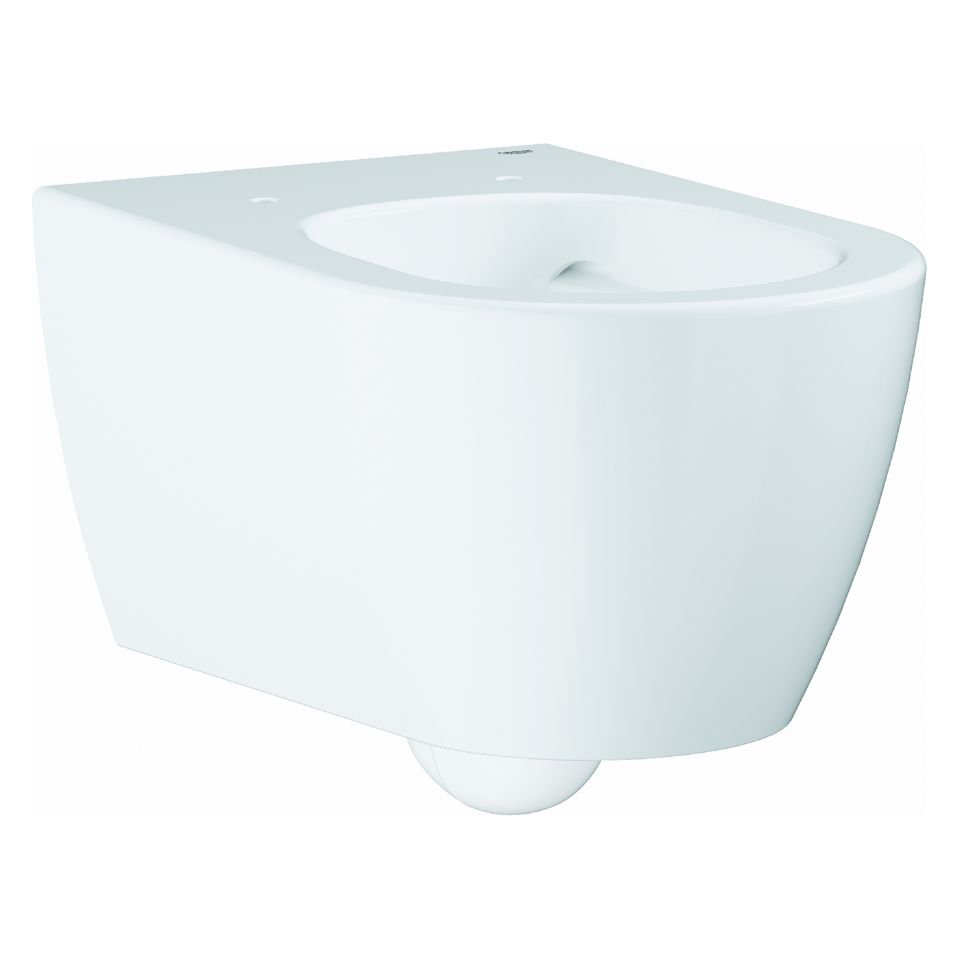 Wand-Tiefspül-WC Essence 39571_H, Abgang waagerecht, spülrandlos, für Unterputz-Spülkasten, aus Sanitärkeramik, PureGuard Hygieneoberfläche, alpinweiß