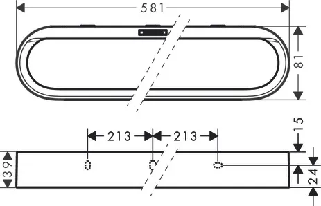 Handtuchhalter WallStorismattschwarz Handtuchhalter WallStorismattschwarz