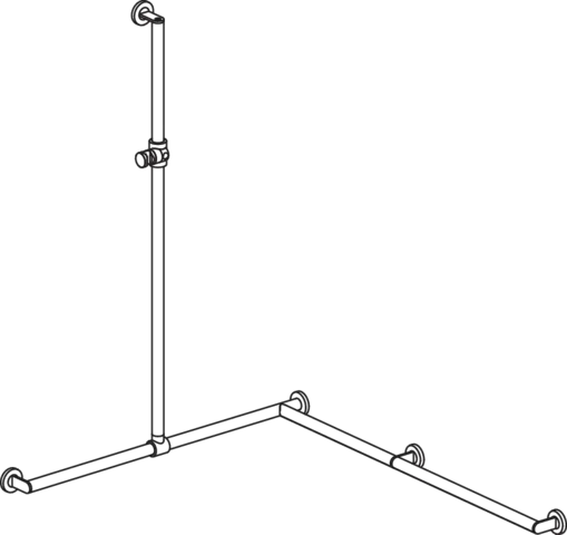 HEWI Haltegriff „System 900“ in Anthrazitgrau HEWI Haltegriff „System 900“ in Anthrazitgrau