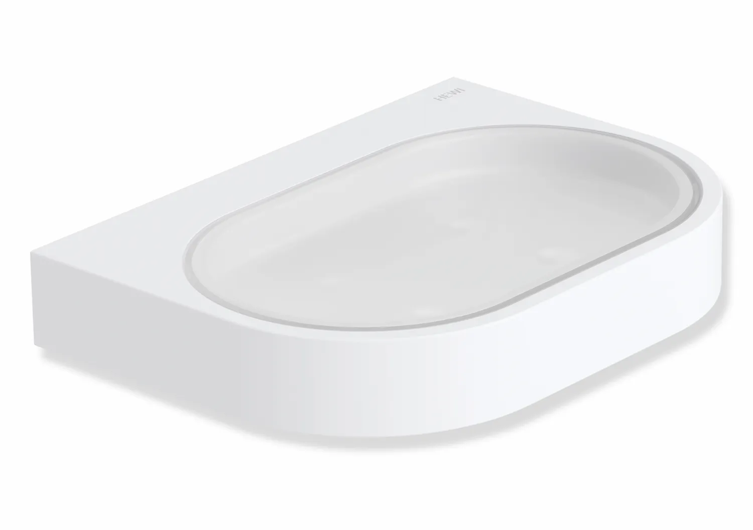 S.-Schale Gl. m. Halter Sys 800, Halter Plvb. weiß tiefmatt S.-Schale Gl. m. Halter Sys 800, Halter Plvb. weiß tiefmatt