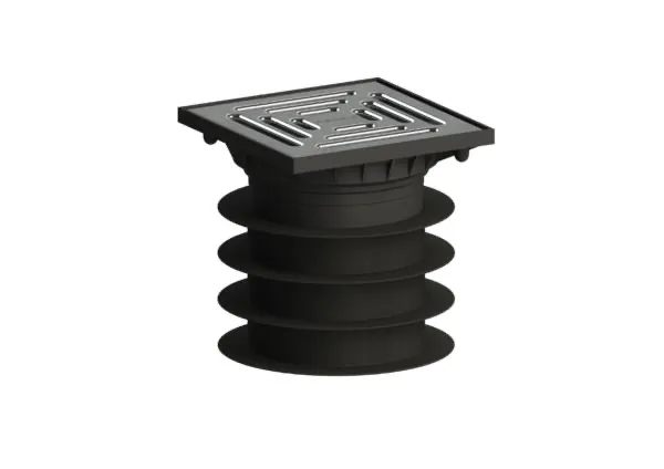 Bodenablauf Pronto K, DN 125, 120 x 120 mm