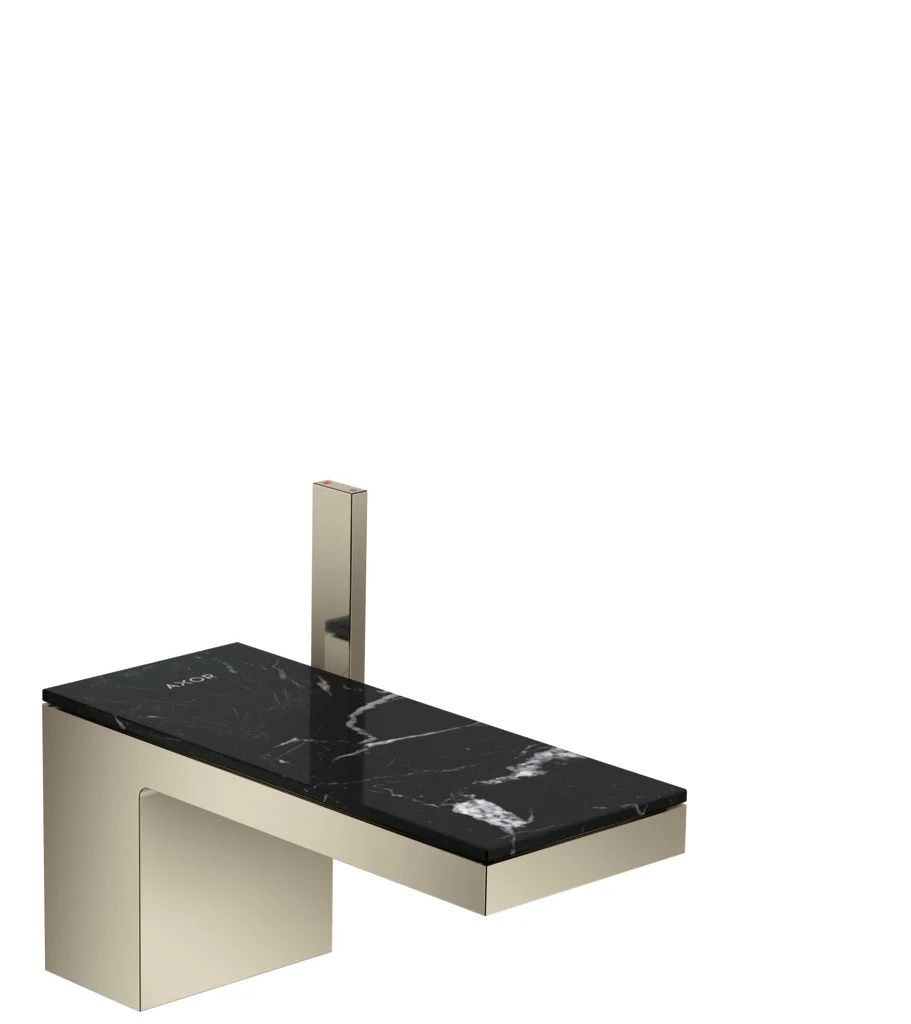 Hansgrohe AXOR MyEdition Platte 200 mm Marmor Nero Marquina abnehmbar