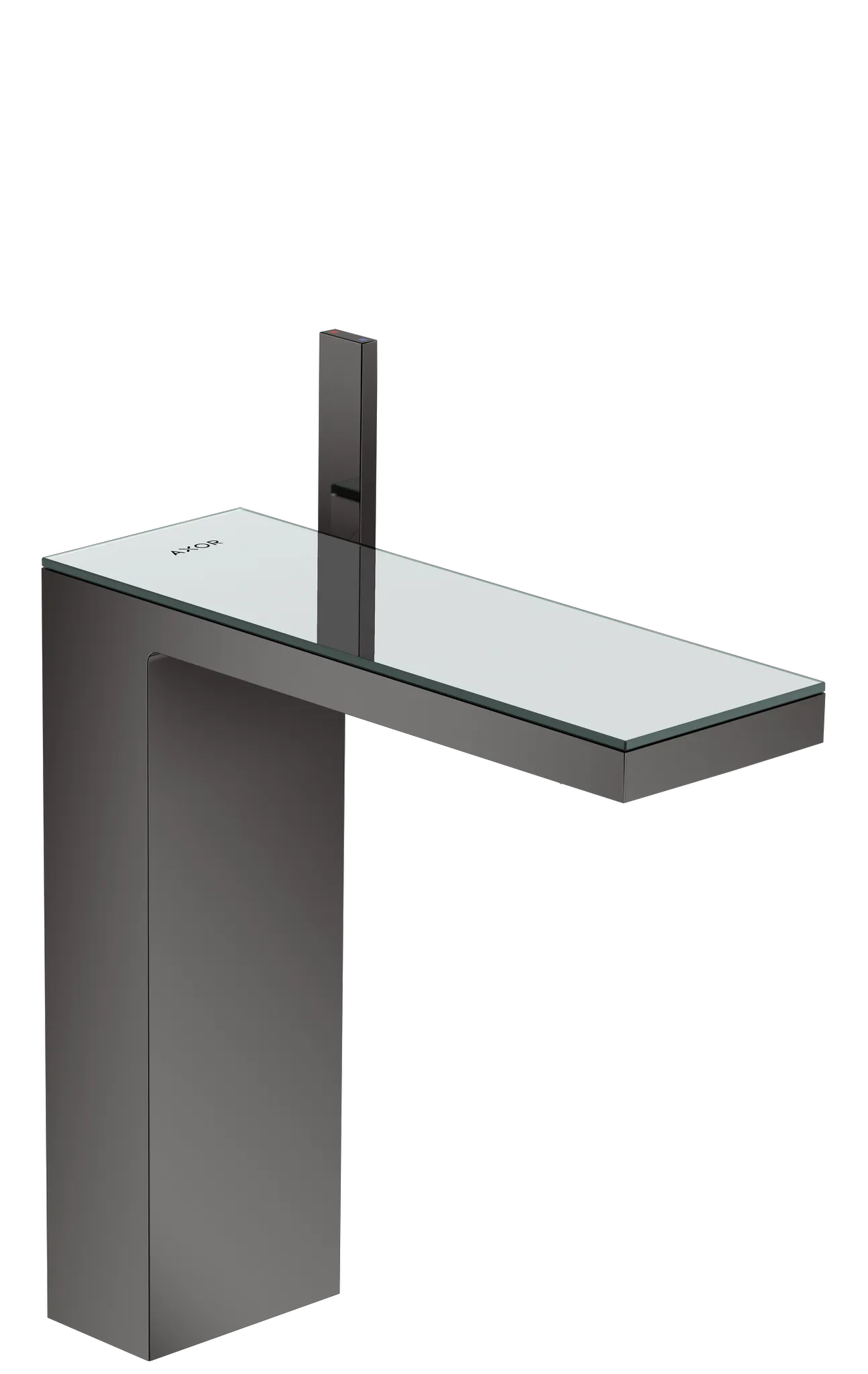 Hansgrohe AXOR MyEdition Mischer mit Platte 245 Glas, abnehmbar Hansgrohe AXOR MyEdition Mischer mit Platte 245 Glas, abnehmbar