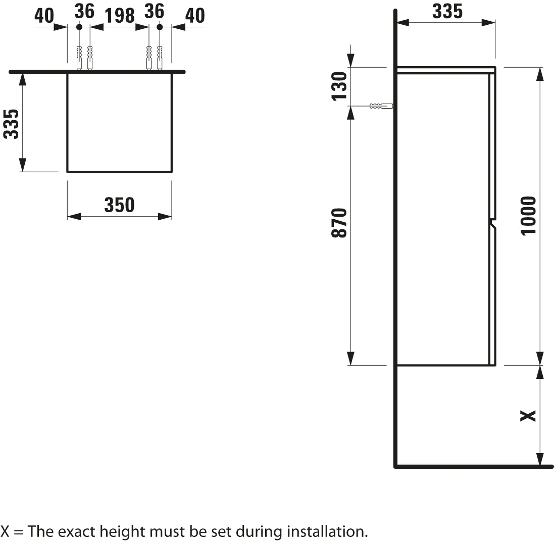 Halbhochschrank Pro 350x335x1000, Weiß matt, 1 Tür Artikel: HalbhochschrankFarbe: Weiß mattMaterial: Korpus und Front MDF-Platten matt foliertAusführung:1 Tür2 Glasfachböden (einstellbar)Scharnier linksFront mit integrierter GriffleisteMaße (mm)Breite: 3 Halbhochschrank Pro 350x335x1000, Weiß matt, 1 Tür Artikel: HalbhochschrankFarbe: Weiß mattMaterial: Korpus und Front MDF-Platten matt foliertAusführung:1 Tür2 Glasfachböden (einstellbar)Scharnier linksFront mit integrierter GriffleisteMaße (mm)Breite: 3