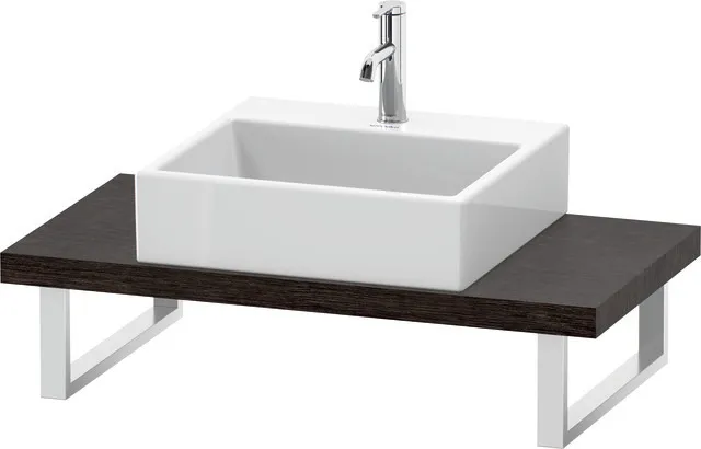 Duravit Konsole „L-Cube“ in Eiche Dunkel gebürstet