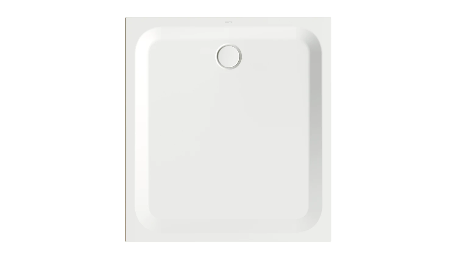 Bette rechteck Duschwanne „BetteUltra“ 1200 × 1100 mm ohne Oberflächenbeschichtung, mit BetteGlasur Plus, ohne Wannenträger, in Snow