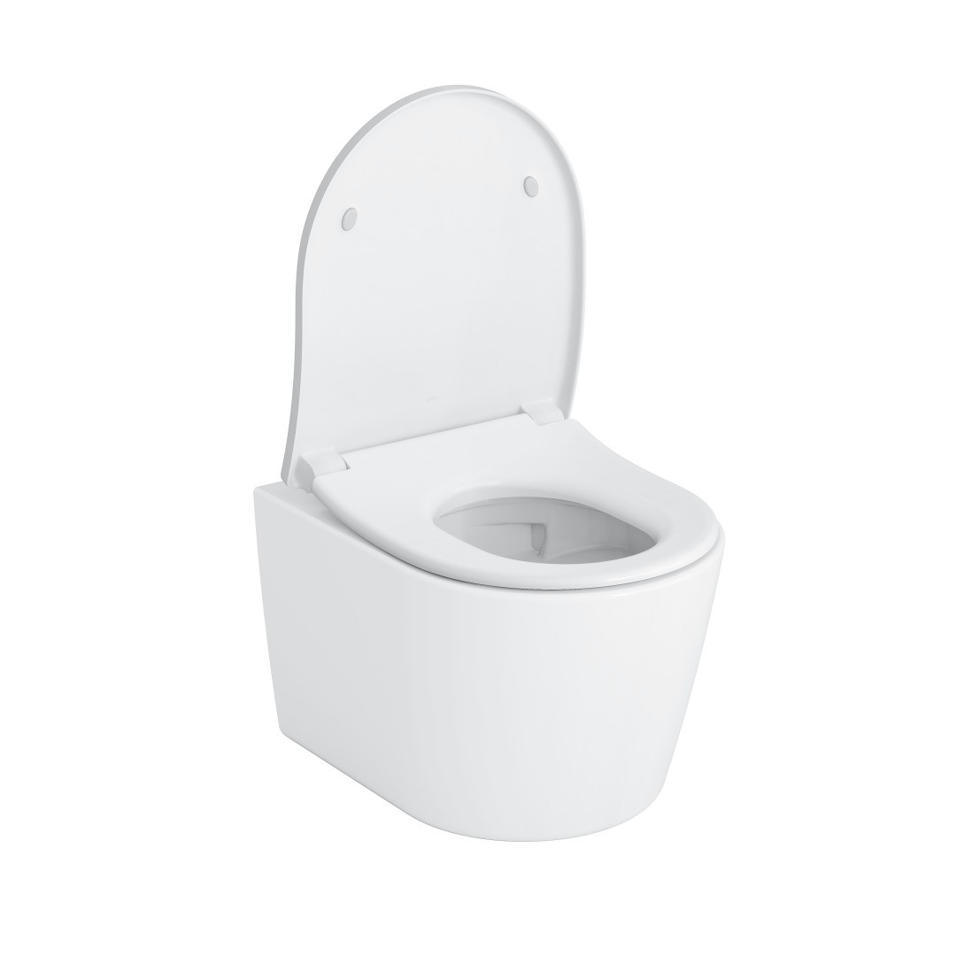Toto Wand-Tiefspül-WC randlos „RP compact“ 380 × 332 × 490 mm in weiß Toto Wand-Tiefspül-WC randlos „RP compact“ 380 × 332 × 490 mm in weiß
