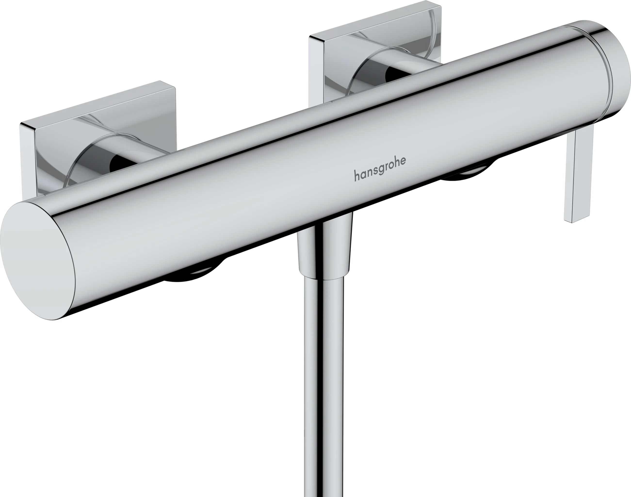 Hansgrohe Tecturis E Einhebel-Brausemischer Aufputz Chrom, Stichmaß 150 ± 12 mm, max. Durchfluss 14,9 l/min, Keramikmischsystem, Temperaturbegrenzung einstellbar, Rückflussverhinderer, Schalldämpfer, für Durchlauferhitzer geeignet