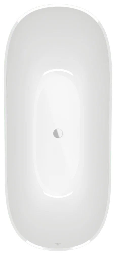 Villeroy & Boch Theano Badewanne Freistehend Curved Edition 1700x750mm Weiß Alpin