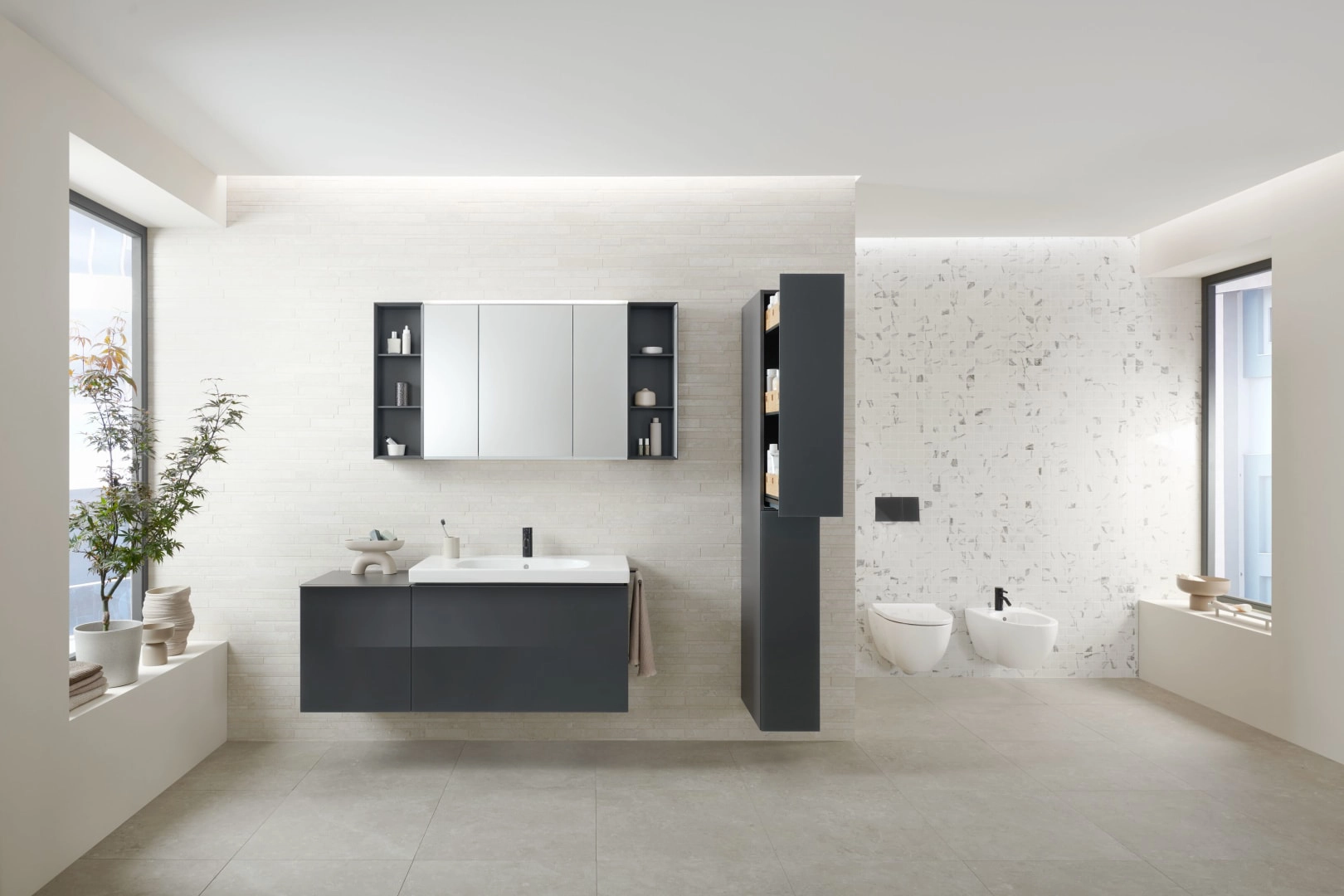 Geberit Wand-Tiefspül-WC Set TurboFlush mit WC-Sitz „Acanto“ geschlossene Form 360 × 385 × 535 mm in weiß alpin Geberit Wand-Tiefspül-WC Set TurboFlush mit WC-Sitz „Acanto“ geschlossene Form 360 × 385 × 535 mm in weiß alpin