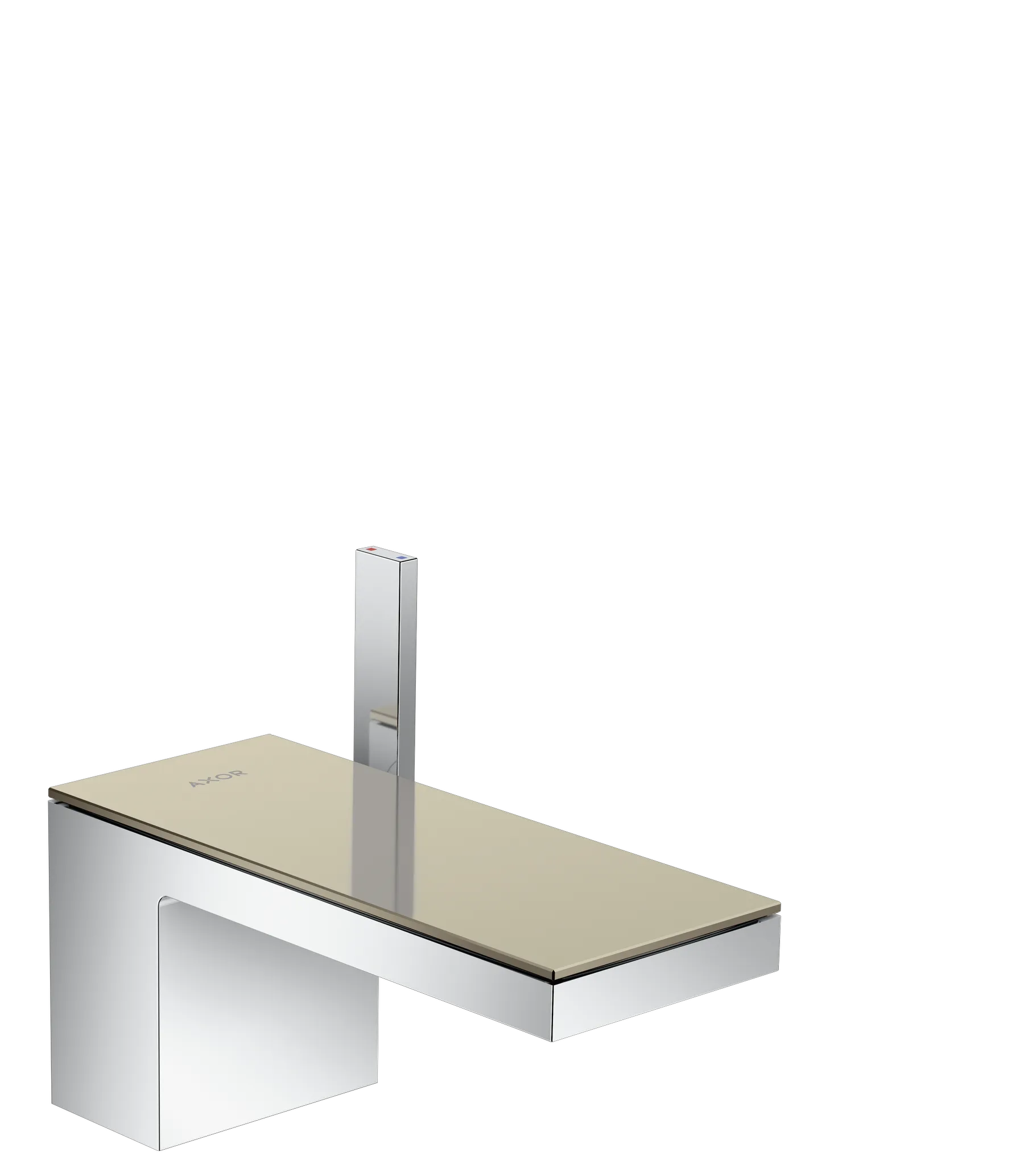 Hansgrohe AXOR MyEdition Einhebel-Waschtischmischer 70 mit Push-Open Ablaufgarnitur ohne Platte, Chrom Hansgrohe AXOR MyEdition Einhebel-Waschtischmischer 70 mit Push-Open Ablaufgarnitur ohne Platte, Chrom