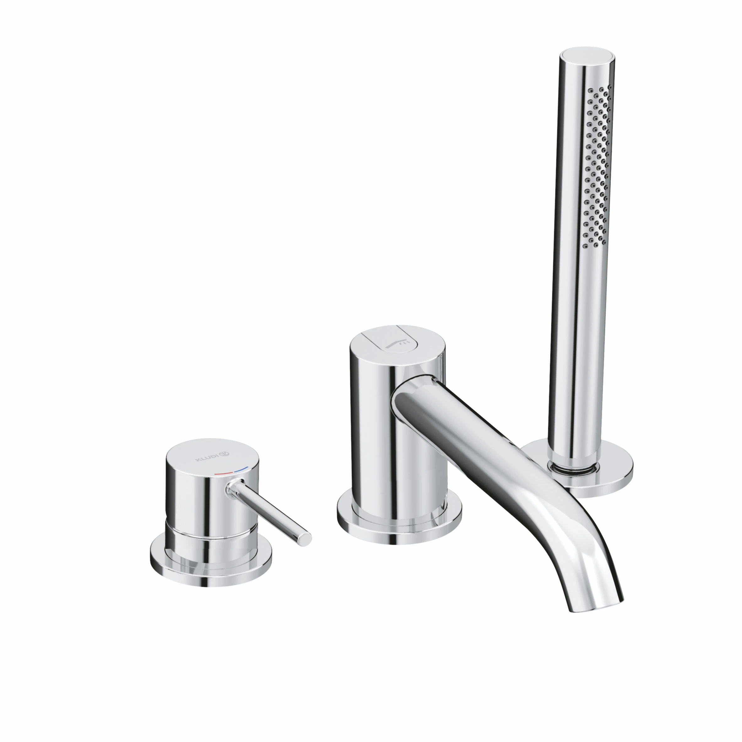 BOZZ 3Loch Wannenfüll und BrauseEinhandmischer chrom BOZZ 3Loch Wannenfüll und BrauseEinhandmischer chrom