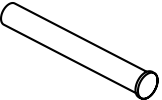 Reservepapierhalter des Systems 162, Edelstahl, PVD, Länge 122 mm, in Farbe CK (messing glänzend)