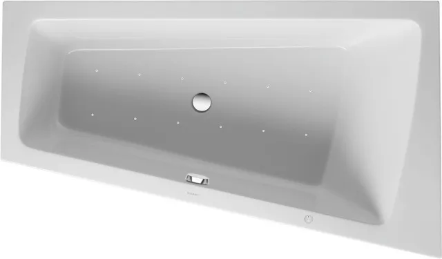 Duravit Whirlwanne „Paiova“ sonderform 1700 × 1000 mm, rechts mit Air-System, in Weiß Duravit Whirlwanne „Paiova“ sonderform 1700 × 1000 mm, rechts mit Air-System, in Weiß
