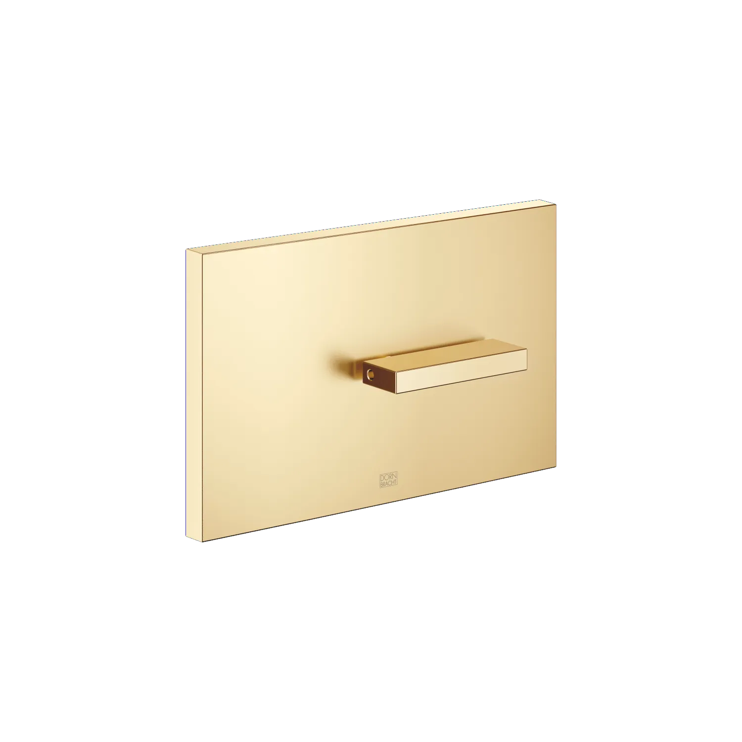 Dornbracht Abdeckplatte für WC-UP-Spülkasten SERIENNEUTRAL Messing gebürstet (23kt Gold), 150 x 240 x 15 mm, kompatibel mit TECEprofil Trockenbau und TECEbox Nassbau
