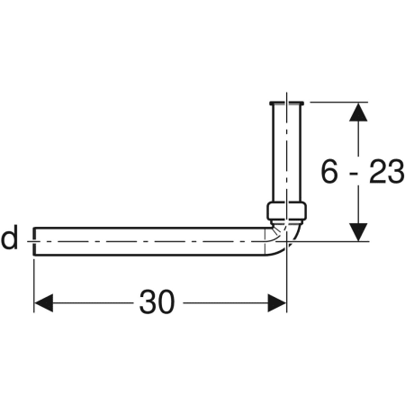 Verlängerung für Waschbeckenanschluss: d=32mm, weiß-alpin Verlängerung für Waschbeckenanschluss: d=32mm, weiß-alpin