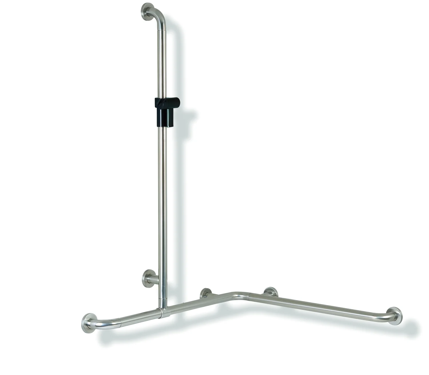 HEWI Duschhandlauf 805 Classic, Edelstahl, Tiefschwarz HEWI Duschhandlauf 805 Classic, Edelstahl, Tiefschwarz