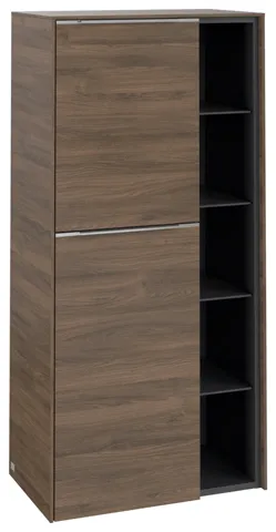 Villeroy & Boch Mittelschrank „Subway 3.0“ 57,4 × 120 × 36,2 × 36,2 cm 2 Türen, Anschlag (Scharnier) links, 2 Türen, Anschlag links