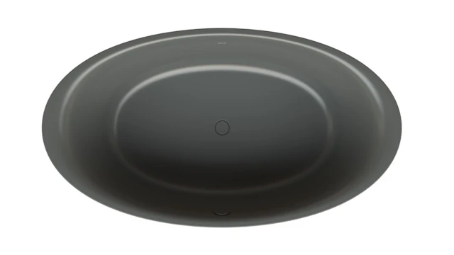 Bette oval Badewanne „BetteEve Oval Silhouette“ 180 × 100 cm in Smoke
