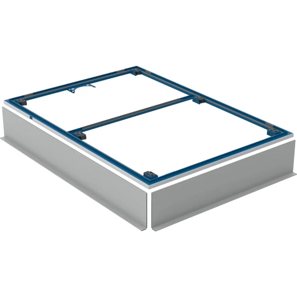 Installationsrahmen für Setaplano Duschfläche über 100 cm, für sechs Füße: B=80cm, L=140cm