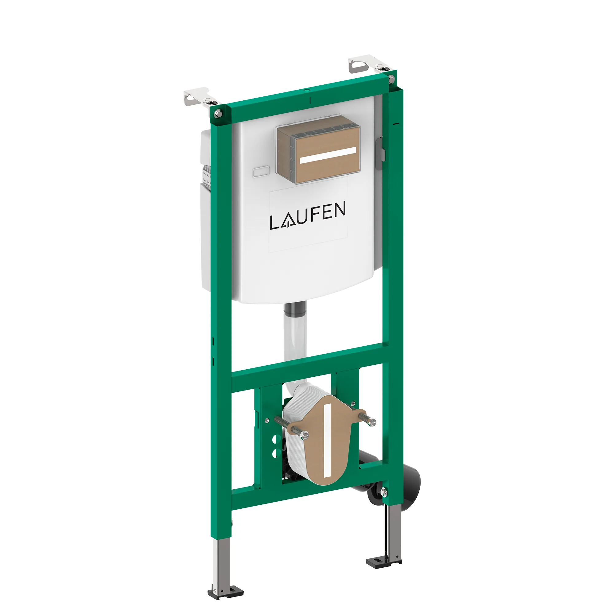 Installationselement INEOLINK mit Spülkasten für Wand-WC, Betätigung von vorne, verstellbarer Spülstromdrossel, Füße höhenverstellbar, drehbar, Zweimengenspülung 6/3L, umstellbar auf 4,5/3L, schwitzwasserisoliert Installationselement INEOLINK mit Spülkasten für Wand-WC, Betätigung von vorne, verstellbarer Spülstromdrossel, Füße höhenverstellbar, drehbar, Zweimengenspülung 6/3L, umstellbar auf 4,5/3L, schwitzwasserisoliert