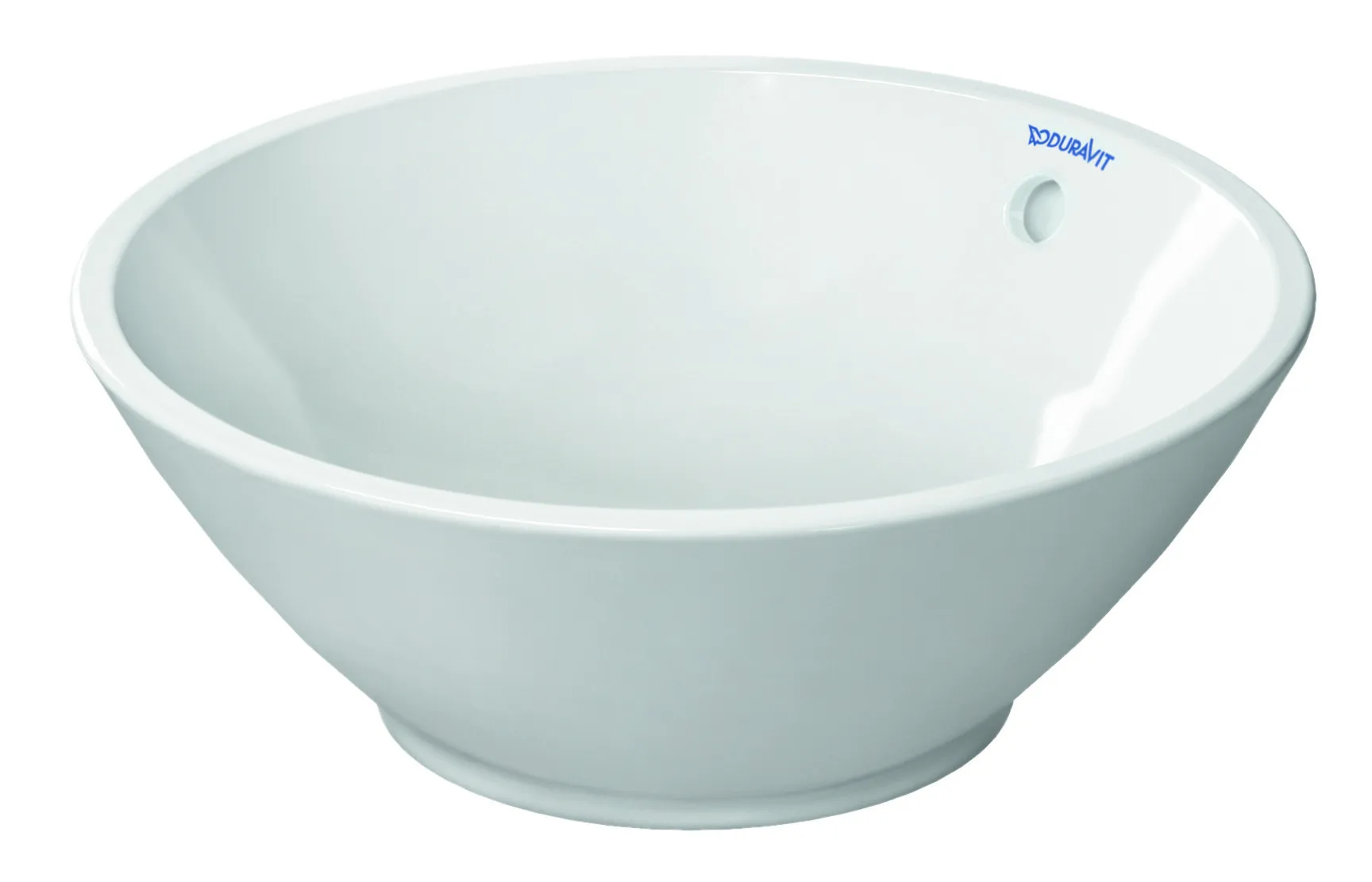 Aufsatzbecken Bacino 420 mm rund, mit ÜL, ohne HLB, weiß Aufsatzbecken Bacino 420 mm rund, mit ÜL, ohne HLB, weiß