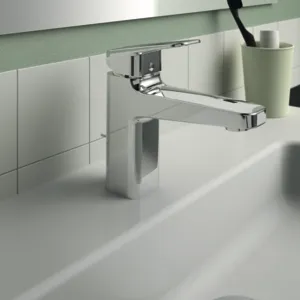 Ideal Standard Waschtischarmatur Ceraplan H90 mit Ablaufgarnitur BlueStart Chrom Ideal Standard Waschtischarmatur Ceraplan H90 mit Ablaufgarnitur BlueStart Chrom