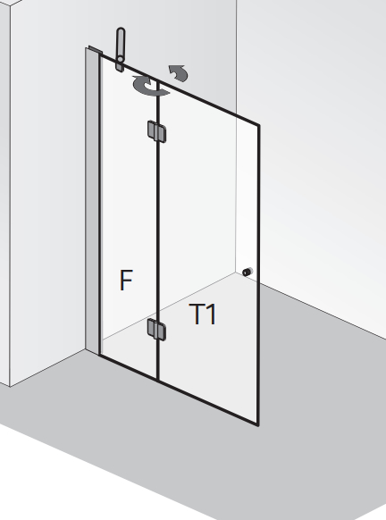 HSK Badewannenaufsatz passend zu Badewannenaufsätze von K2.80 bis K2.82 „K2“ Glas Klar hell, Scharniere Chromoptik (Alu Hochglanz poliert) HSK Badewannenaufsatz passend zu Badewannenaufsätze von K2.80 bis K2.82 „K2“ Glas Klar hell, Scharniere Chromoptik (Alu Hochglanz poliert)