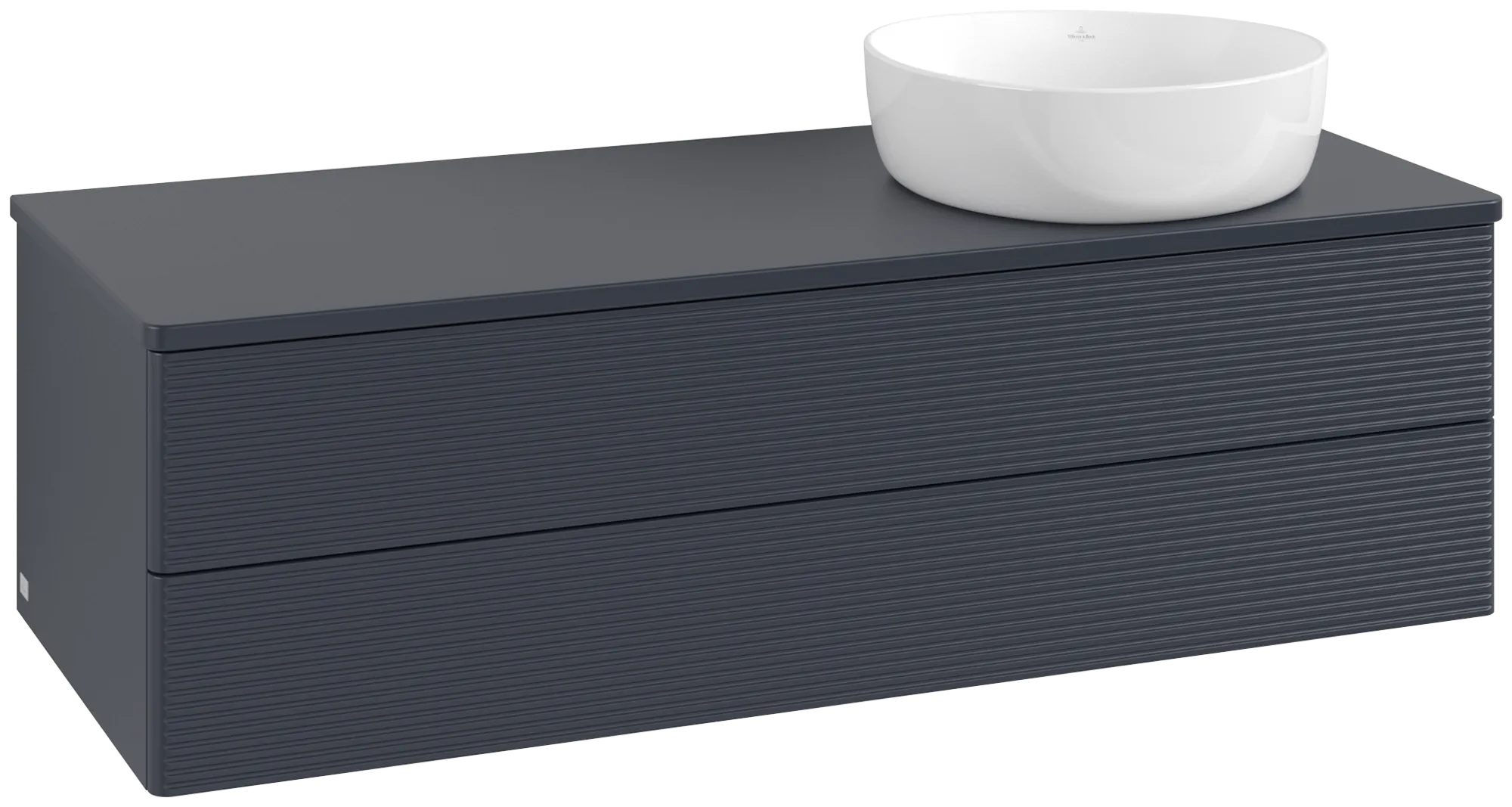 Villeroy & Boch Antao Waschbeckenunterschrank K23_1, 1200x360x500mm, Midnight Blue Matt Lacquer
