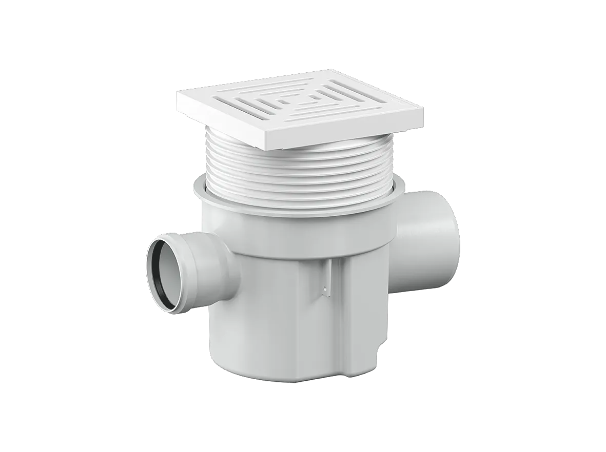 Rückstau-Kellerablauf DallSafe 200/1 K, DN 100, 200 x 200 mm