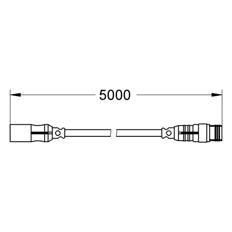 Verlängerungskabel F-digital Deluxe 42634, für Verbindung Steuereinheit und Dampfgenerator, 5m Verlängerungskabel F-digital Deluxe 42634, für Verbindung Steuereinheit und Dampfgenerator, 5m