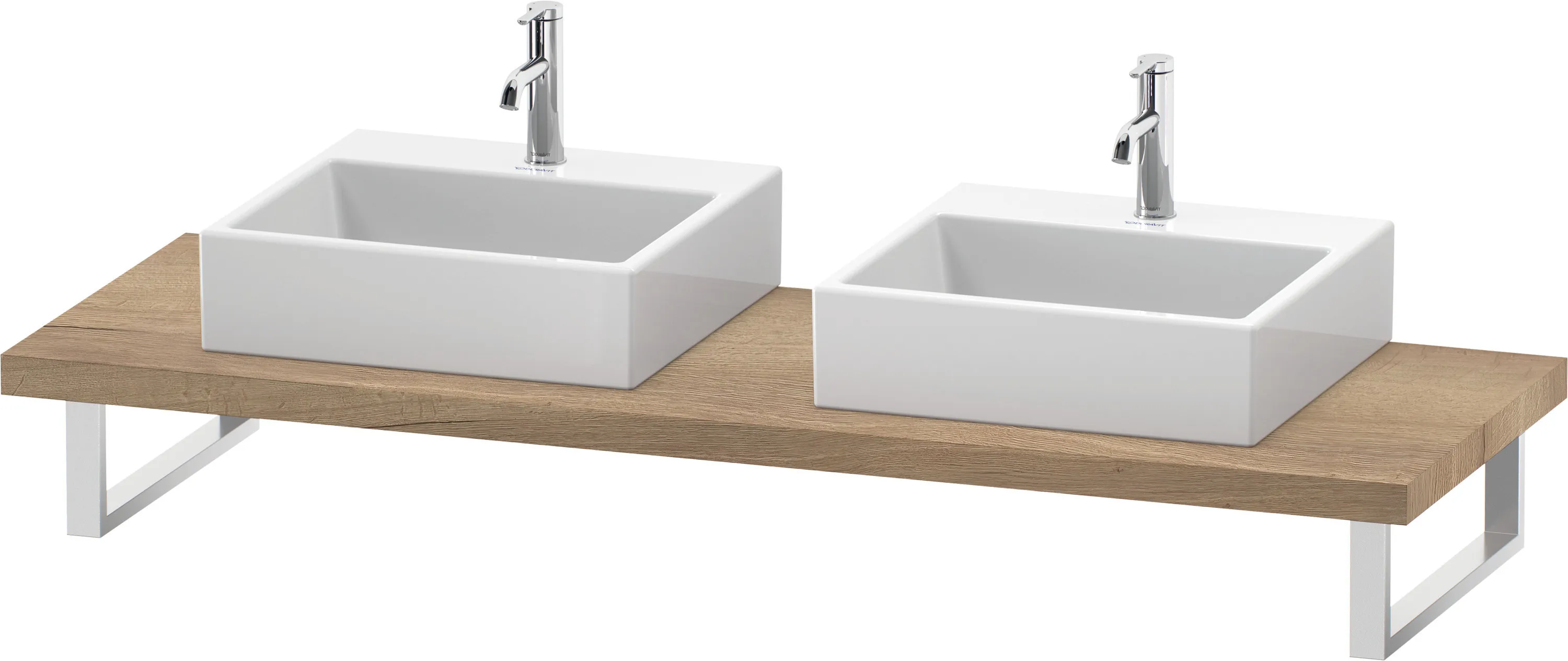 Duravit Konsole „L-Cube“ in Eiche Marmoriert