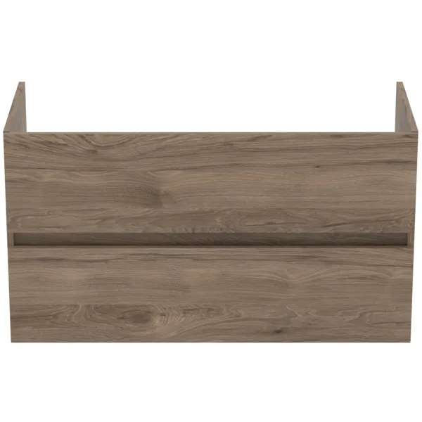 Ideal Standard Waschtischunterschrank „Eurovit+“ 100 × 55 × 44 cm Nussbaum geflammt Ideal Standard Waschtischunterschrank „Eurovit+“ 100 × 55 × 44 cm Nussbaum geflammt