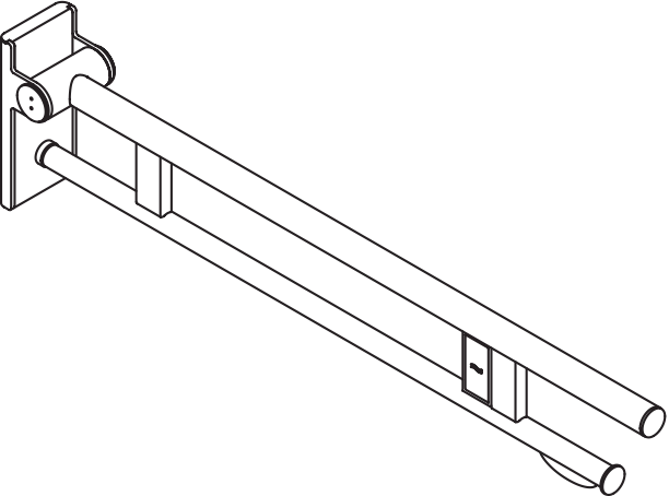 HEWI Stützklappgriff „System 900“