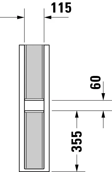 Standsäule ME by Starck für 233565, 233560, 233555, weiß