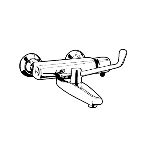 Kludi MEDI CARE Therm.-Klinikarm. Wandmontage chrom Kludi MEDI CARE Therm.-Klinikarm. Wandmontage chrom