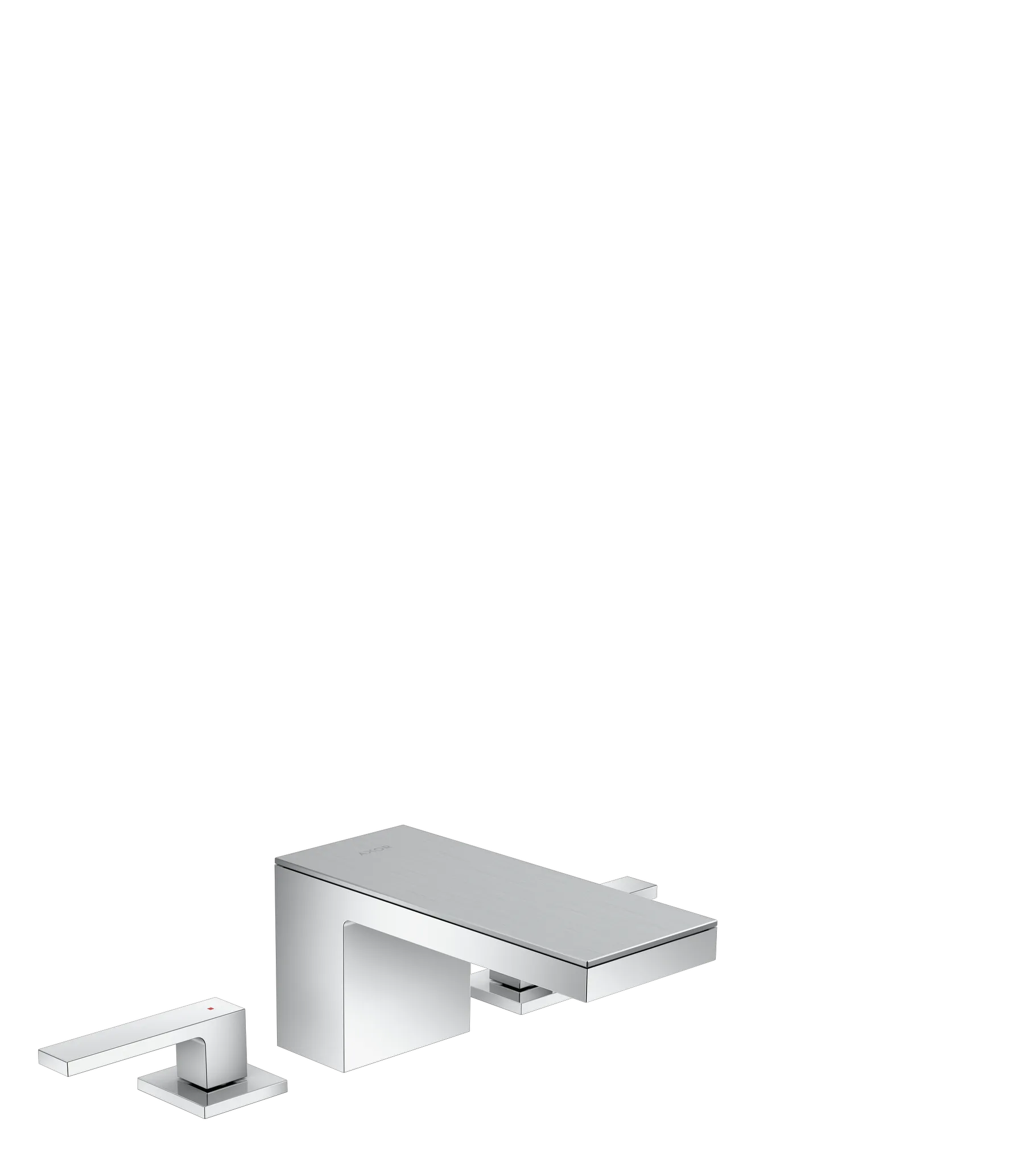 Hansgrohe AXOR MyEdition 3-Loch Waschtischarmatur 70 mit Push-Open Ablaufgarnitur, Chrom Hansgrohe AXOR MyEdition 3-Loch Waschtischarmatur 70 mit Push-Open Ablaufgarnitur, Chrom