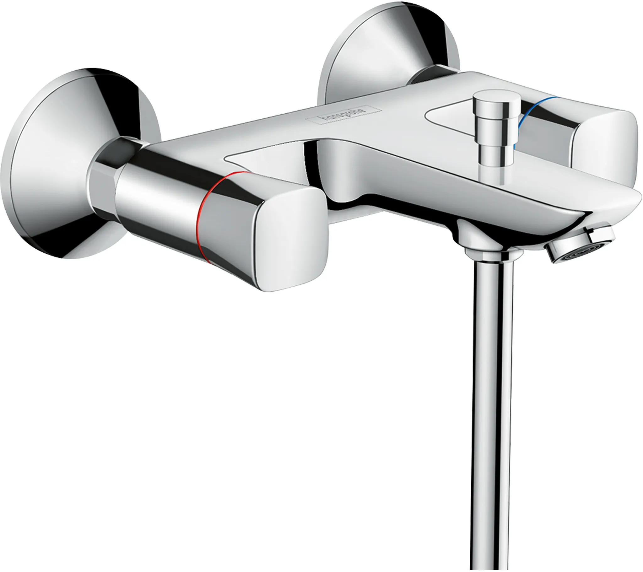Zweigriff Wannenarmatur Aufputz Logis DN15 chrom