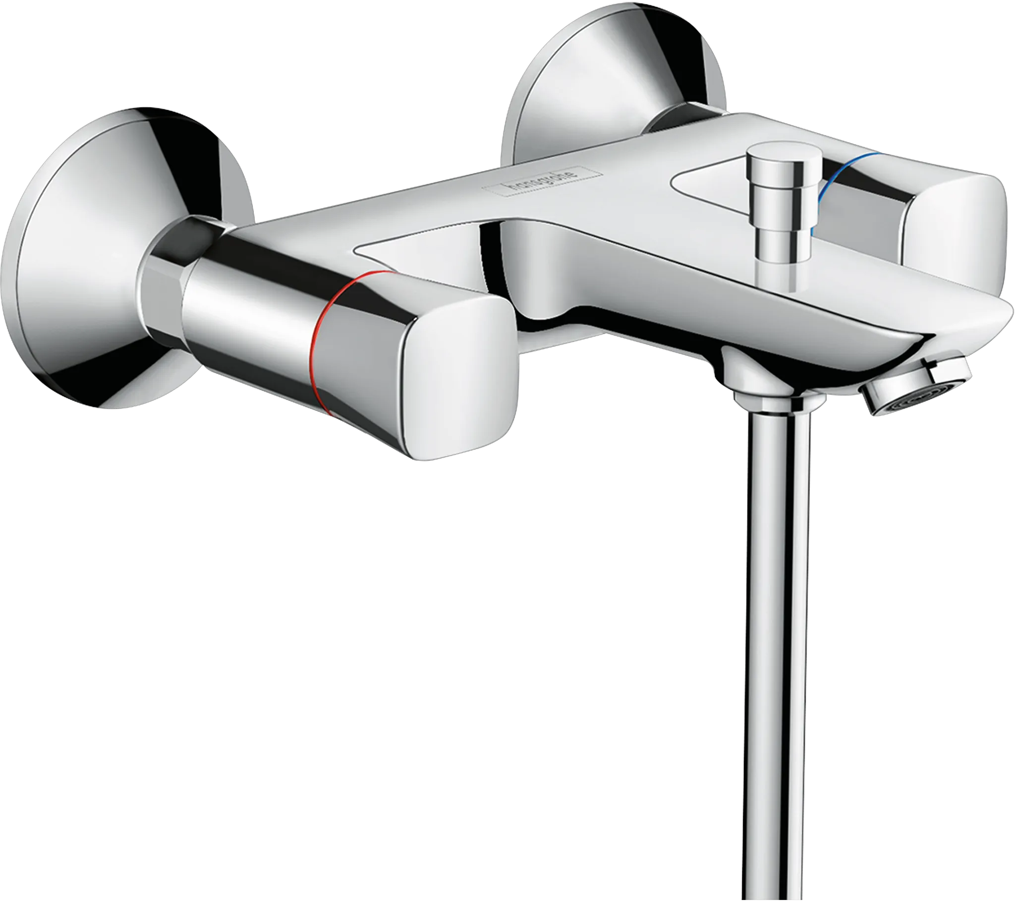 Hansgrohe Logis 2-Griff Wannenmischer Aufputz, Chrom Hansgrohe Logis 2-Griff Wannenmischer Aufputz, Chrom